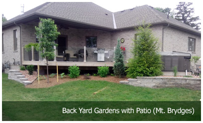 Back Yard Gardens with Patio (Mt. Brydges)