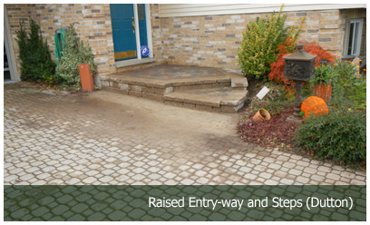 Raised Entry-way and Steps (Dutton)